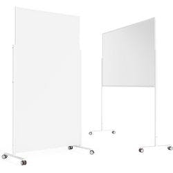magnetoplan Vario Whiteboard Freistehend Magnetisch Lackierter Stahl Doppelseitig 100 (B) x 180 (H) cm Produktbild