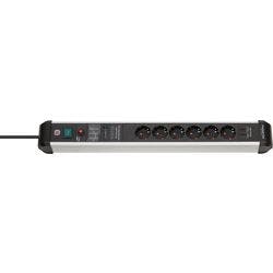brennenstuhl Premium-Protect-Line Steckdosenleiste mit USB 1391010620 Überspannungsschutz 6-fach 3 m Schwarz, Silber Produktbild