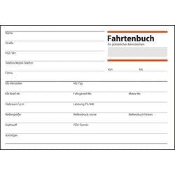 Sigel Fahrtenbuch DIN A6 quer 14,8 x 1,8 x 10,5 cm Grün 3 Stück Produktbild