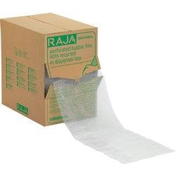 RAJA Luftpolsterfolienspender 320 mm (B) x 50 m (L) Transparent Recycelt 80% Produktbild