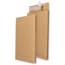Viking C4 Abziehstreifen Faltenversandtaschen Braun 229 (B) x 324 (H) mm Ohne Fenster 125 g/m² 100 Stück Produktbild