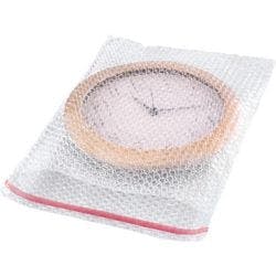 RAJA Luftpolster-Luftpolster-Versandtaschen LDPE (Polyethylen niedriger Dichte) Transparent 400 mm (H) Abziehstreifen 80 Mikron 200 Stück Produktbild