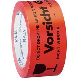 RAJA Signalklebeband Rot 50 mm (B) x 66 m (L) PP (Polypropylen) Produktbild