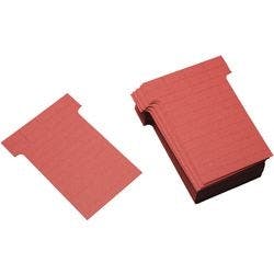 Ultradex T-Karten Schmal Ziegelrot 6,5 x 8,5 cm 100 Stück Produktbild