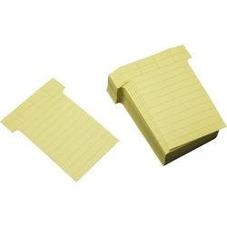 Ultradex T-Karten Schmal Hellgelb 6,5 x 8,5 cm 100 Stück Produktbild
