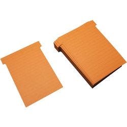 Ultradex T-Karten Breit Rotorange 9,2 x 12 cm 100 Stück Produktbild