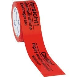 RAJA Signalklebeband Rot 50 mm (B) x 66 m (L) PP (Polypropylen) 6 Stück Produktbild