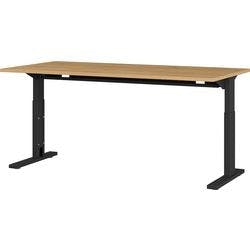 GERMANIA GW-Profi 2.0 Höhenverstellbar Schreibtisch Rechteckig Eiche Melamin 1.600 x 800 x 750 mm Produktbild
