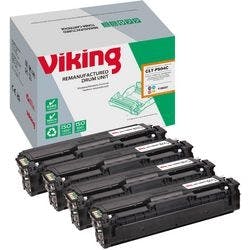 Viking CLT-P504C Kompatibel Samsung Tonerkartusche Cyan, Gelb, Magenta, Schwarz Multipack 4 Stück Produktbild