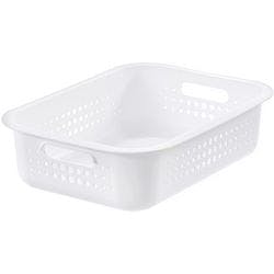 SmartStore Korb Kunststoff Weiß 28 x 37 x 10 cm Produktbild