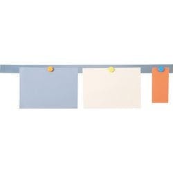 Maul MAULsolid Magnetleiste Selbstklebend Silber 6207695 5 x 100 cm Produktbild