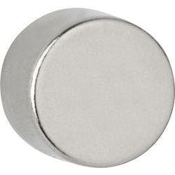 Maul Neodymium Rund Magnete Silber 5.3 kg Tragfähigkeit 12 mm 4 Stück Produktbild