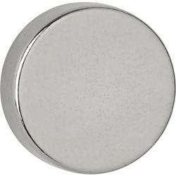 Maul Neodymium Rund Magnete Silber 4.5 kg Tragfähigkeit 15 mm 4 Stück Produktbild