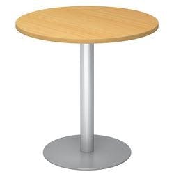 Hammerbacher Konferenztisch Rund Buche Holz, Metall, Silber 800 x 800 x 745 mm Produktbild