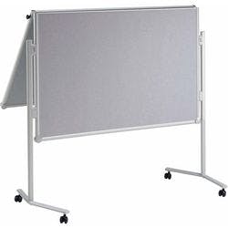 Maul MAULpro Moderationstafel Freistehend 130,5 (B) x 195 (H) cm Aluminium Grau Produktbild