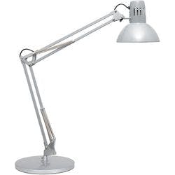Maul MAULstudy Freistehend Schreibtischlampe LED E27 Ohne Leuchtmittel Silber Steckdose 230 x 695 x 490 mm Produktbild