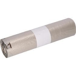 DEISS Mittlere Belastung Abfallsäcke 240 L Recycled Keine Transparent LDPE (Polyethylen niedriger Dichte) 42 micron 10 Stück Produktbild