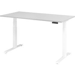 Hammerbacher VXDKB16/5/WDEAUFB Sitz-Steh-Arbeitsplatz 1.600 x 800 x 1.290 mm Mit Aufbau Produktbild