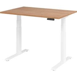 Hammerbacher Sitz-Steh-Arbeitsplatz Nussbaum 1.200 x 800 x 1.290 mm Mit Aufbau Produktbild