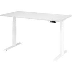 Hammerbacher VXDKB16/W/WDEAUFB Sitz-Steh-Arbeitsplatz 1.600 x 800 x 1.290 mm Mit Aufbau Produktbild
