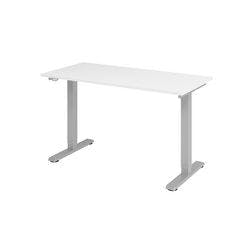 Hammerbacher VXMST614/W/SDEAUFB Sitz-Steh-Arbeitsplatz 1.400 x 672 x 1.200 mm Mit Aufbau Produktbild