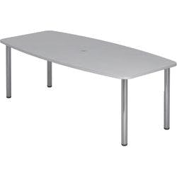 Hammerbacher Konferenztisch Grau 2.200 x 1.050 x 740 mm Mit Aufbau Produktbild
