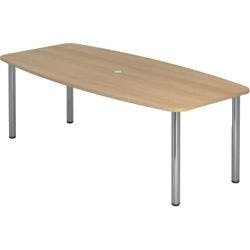 Hammerbacher Konferenztisch Eiche 2.200 x 1.050 x 740 mm Mit Aufbau Produktbild