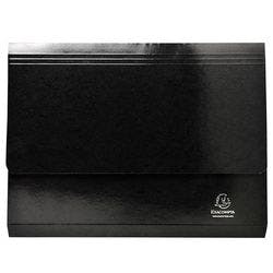 Exacompta Iderama Dokumentenmappe 6501Z Karton 35,7 cm (B) x 24,5 cm (T) x 0,4 cm (H) Schwarz 10 Stück Produktbild