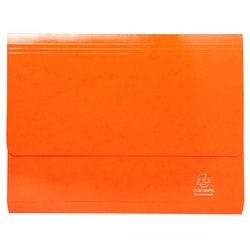 Exacompta Iderama Dokumentenmappe 6508Z Karton 35,7 (B) x 24,5 (T) x 0,4 (H) cm Orange 10 Stück Produktbild