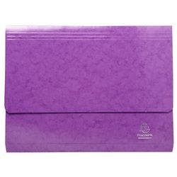 Exacompta Iderama Dokumentenmappe 6509Z Karton 35,7 (B) x 24,5 (T) x 0,4 (H) cm Violett 10 Stück Produktbild