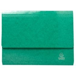 Exacompta Iderama Dokumentenmappe Karton 35,7 (B) x 24,5 (T) x 0,4 (H) cm Dunkelgrün 10 Stück Produktbild