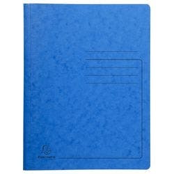 Exacompta Spiralmappe 240222E Blau Pressspankarton meliert 25 Stück Produktbild