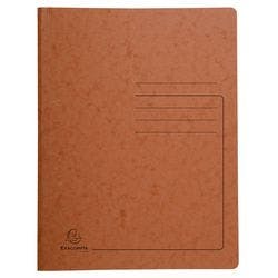 Exacompta Spiralmappe 240238E Braun Pressspankarton meliert 25 Stück Produktbild
