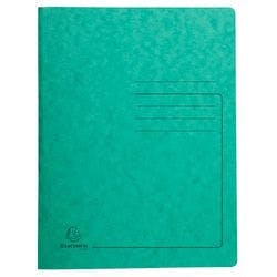 Exacompta Spiralmappe 240223E Grün Pressspankarton meliert 25 Stück Produktbild