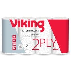 Viking Küchenrolle Standard 2-lagig 4 Stück à 42 Blatt Produktbild