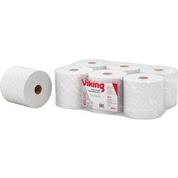 Viking Handtuchrolle Zentralentnahme Weiß 2-lagig 148 m 1191867 6 Rollen Produktbild