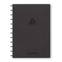 Adoc ADOC Business Notizbuch DIN A4 Liniert Kunststoff Seitlich gebunden Kunstleder Softcover Schwarz Nicht perforiert 144 Seiten Produktbild