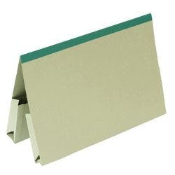 Exacompta Guildhall Dokumentenmappe 218-GRNZ DIN A4, Foolscap Manila 35,5 (B) x 0,6 (T) x 24,9 (H) cm Grün 25 Stück Produktbild
