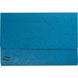 Exacompta Europa Dokumentenmappe 4795Z DIN A4, Foolscap Pressspankarton meliert 35,7 (B) x 0,3 (T) x 24,5 (H) cm Blau 25 Stück Produktbild