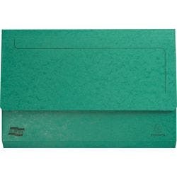 Exacompta Europa Dokumentenmappe 4793Z DIN A4, Foolscap Pressspankarton meliert 35,7 (B) x 0,3 (T) x 24,5 (H) cm Grün 25 Stück Produktbild