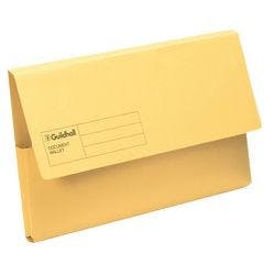 Exacompta Guildhall Dokumentenmappe GDW1-YLWZ DIN A4, Foolscap Manila 35,6 (B) x 0,3 (T) x 24,5 (H) cm Gelb 50 Stück Produktbild