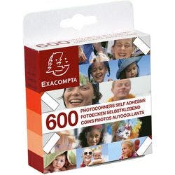 Exacompta Klebestreifen 9 x 9 x 2,5 cm Kristall 10 Stück Produktbild