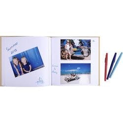 Exacompta Zephire Fotoalbum Hardback Papier 24,7 x 24,7 x 1,7 cm Beige Kapazität 60 Fotos 2 Stück Produktbild