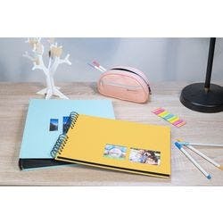 Exacompta Milano Spiralfotoalbum Hardback Papier 22 x 32 x 3 cm Gelb Produktbild Print Hauptbild L