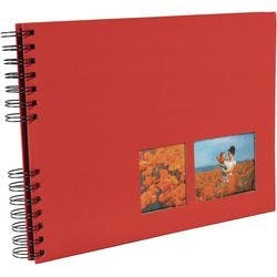 Exacompta Milano Spiralfotoalbum Hardback Papier 22 x 32 x 3 cm Rot Produktbild