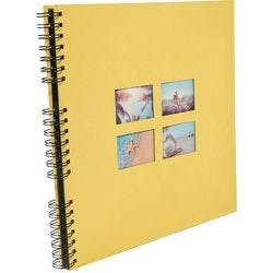 Exacompta Milano Spiralfotoalbum Hardback Papier 33 x 35 x 3,3 cm Gelb Produktbild