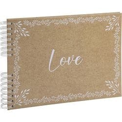 Exacompta Kraft Spiralfotoalbum Hardback Papier 22,8 x 33 x 3 cm Braun Produktbild