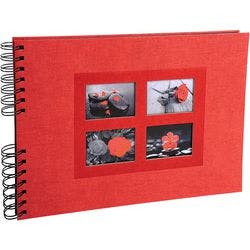Exacompta Passion Spiralfotoalbum Hardback Papier 22 x 32 x 3 cm Rot Produktbild