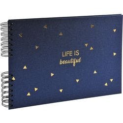 Exacompta Life Spiralfotoalbum Hardback Papier 22,8 x 33 x 3 cm Blau Produktbild