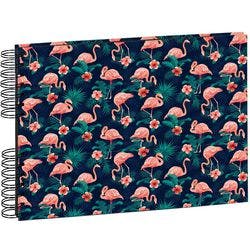 Exacompta Flamingo Spiralfotoalbum Hardback Papier 22 x 32 x 3 cm Nachtblau Produktbild